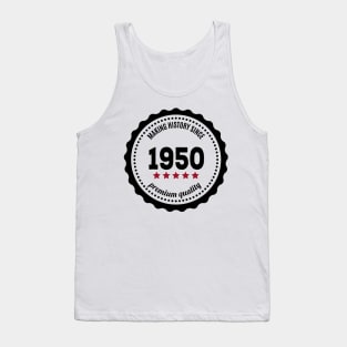 Making history since 1950 badge Tank Top